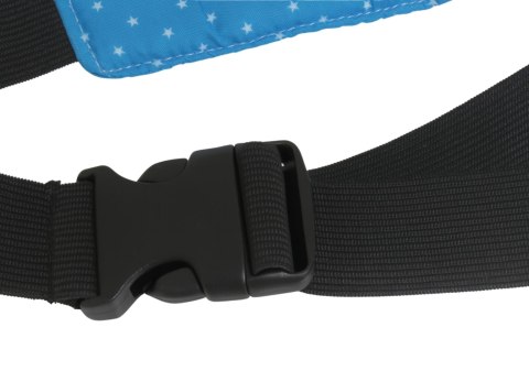 AG547E Opaska podtrzymująca głowę dziecka niebieska gwiazdki