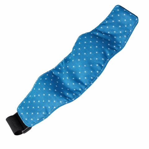 AG547E Opaska podtrzymująca głowę dziecka niebieska gwiazdki