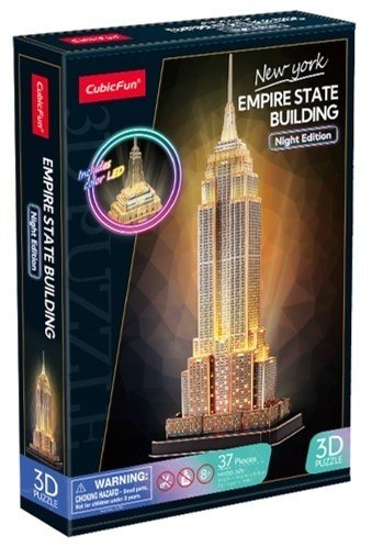 Puzzle 3d 37 elementów empire state building