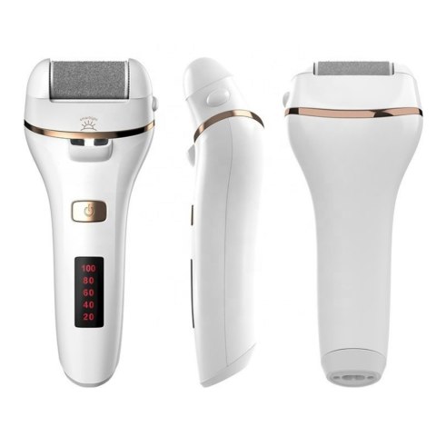 DA150A Ele. frezarka stóp pięt lcd + nasadki biała