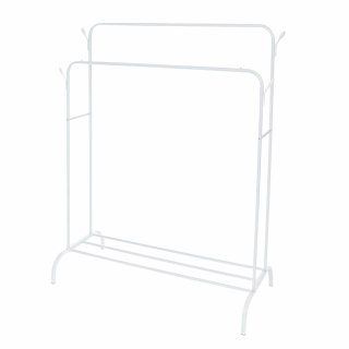 DA565 Podwójny wieszak na ubrania biały