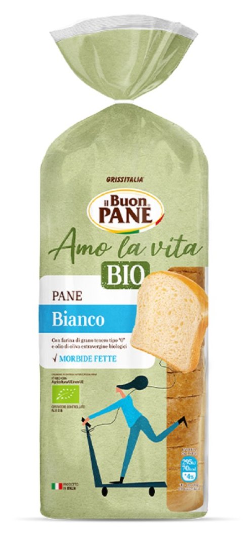 CHLEB TOSTOWY KROJONY BIO 400 g - IL BUON PANE