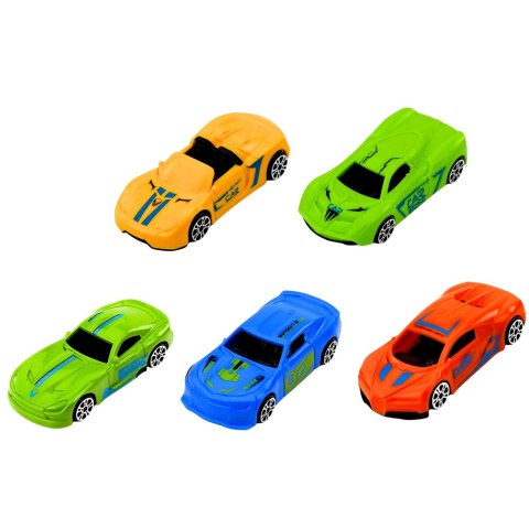 Ciężarówka Transportowa Laweta Lora Z Autkami Światła Dźwięki Zielona