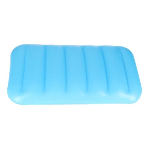 Materac dmuchany do pływania, leżak do opalania z poduszką niebieski