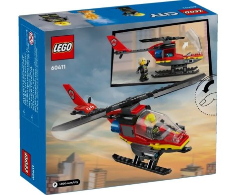 Klocki city 60411 strażacki helikopter ratunkowy