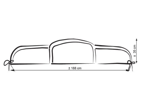 Ochraniacz do łóżeczka na szczebelki uniwersalny - Serduszka kropki na beżu