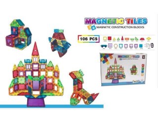 ND21_107917 Klocki magnetyczne 3D 106 elementów