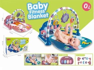 ND21_108252 Mata interaktywna z pianikiem niebieska