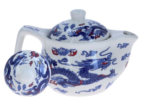 Czajnik ceramiczny z zaparzaczem