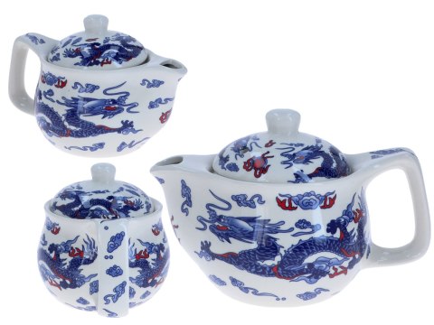 Czajnik ceramiczny z zaparzaczem