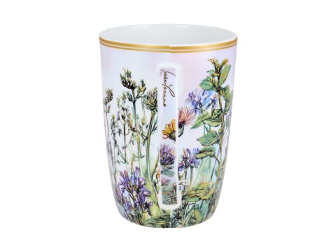 Kubek z sitkiem i przykrywką - L. Lozano, Łąka kwietna z rumiankiem (CARMANI)