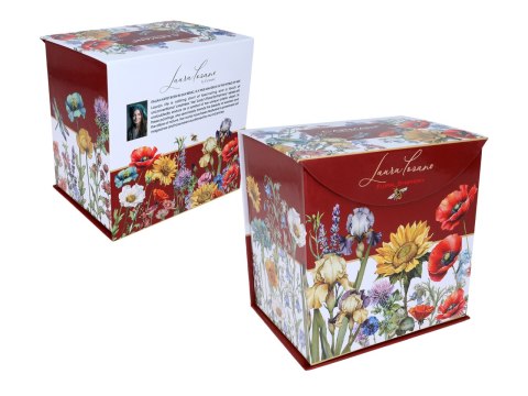 Kubek z sitkiem i przykrywką - L. Lozano, Łąka kwietna z rumiankiem (CARMANI)