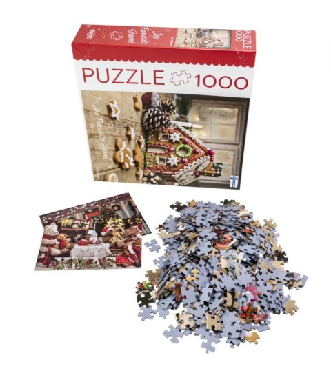 Puzzle 1000 elementów domek z piernika