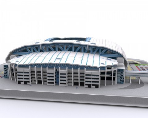 Puzzle 3d stadion lech poznań