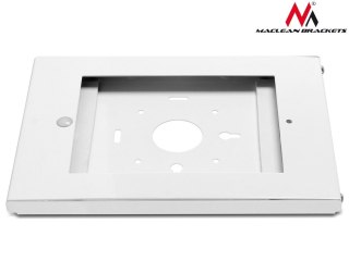 Uchwyt reklamowy do iPad 2/3/4/Air/Air2 Maclean, metalowa obudowa, zabezp przeciwkradzieżowe, mocowanie naścienne, MC-676