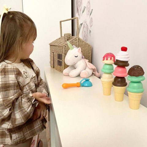 WOOPIE Zestaw do Robienia Lodów Układanka Lodziarnia 15 el.