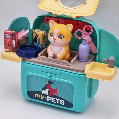 WOOPIE Kotek Przenośny Salon Piękności 2w1 w Plecaku Transporter