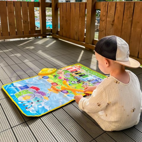 WOOPIE Mata Muzyczna Zwierzątka Interaktywne Pianino I Perkusja 2w1