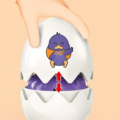 WOOPIE Układanka Sorter Montessori Dopasuj Kształty Zabawne Kurczaczki Jajka 6szt