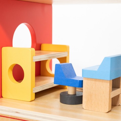 VIGA Drewniany Garaż Remiza Straży Pożarnej Zestaw 14 el