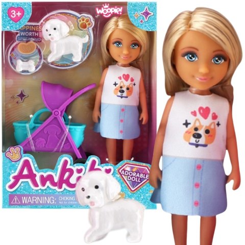 WOOPIE Laleczka z Wózkiem i Pieskiem