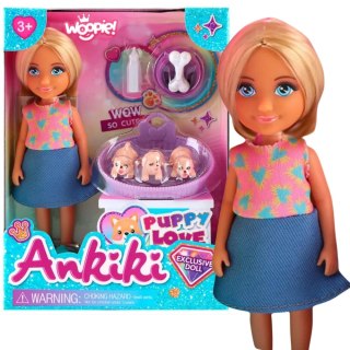 WOOPIE Zestaw Laleczka z Uroczymi Szczeniaczkami i Akcesoriami