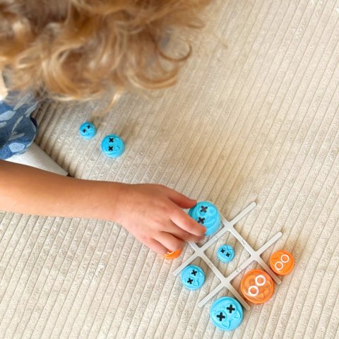 WOOPIE IQ Gra Logiczna Przenośna Kółko i Krzyżyk Kotki w Pudełku