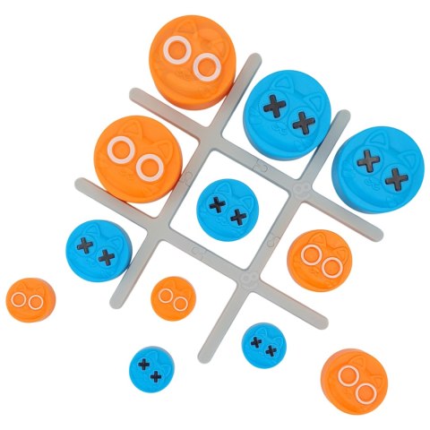 WOOPIE IQ Gra Logiczna Przenośna Kółko i Krzyżyk Kotki w Pudełku