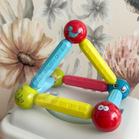 WOOPIE Magnetyczne Klocki Konstrukcyjne Edukacyjne 76 el.