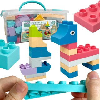 WOOPIE Klocki Soft Blocks Zestaw 99 Elementów w Pudełku