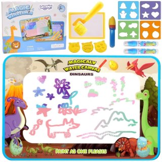 WOOPIE Magiczna Mata Wodna do Malowania XXL Pieczątki Cyferki 100x80 cm