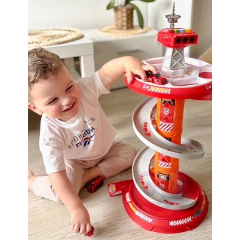 WOOPIE Tor Spirala Garaż dla Samochodzików 3 szt.