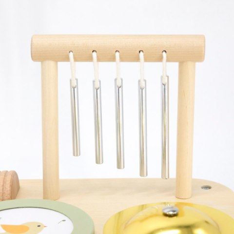 Viga Drewniany Stolik Edukacyjny Muzyczny Sensoryczny 7W1