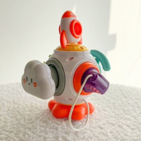 WOOPIE BABY Piłka Kosmiczna Rakieta 6w1 Montessori 18m+