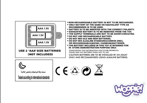 WOOPIE BABY Przytulanka Usypiacz Projektor 2w1 Miś - 10 Kołysanek
