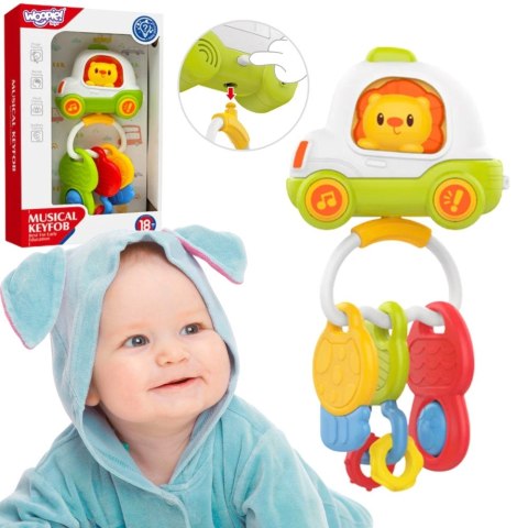 Woopie Baby Zabawka Interaktywna Pilot Samochodzik z Kluczykami Grzechotka Gryzak