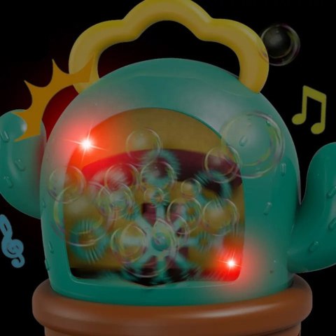 WOOPIE Interaktywny Kaktus Maszyna do Baniek Mydlanych