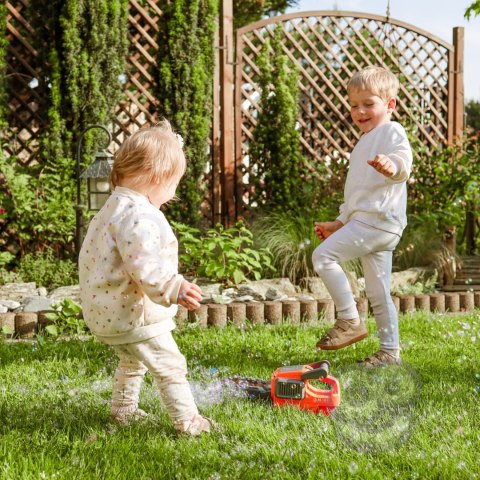 WOOPIE Piła Łańcuchowa - Pistolet do Robienia Baniek Mydlanych