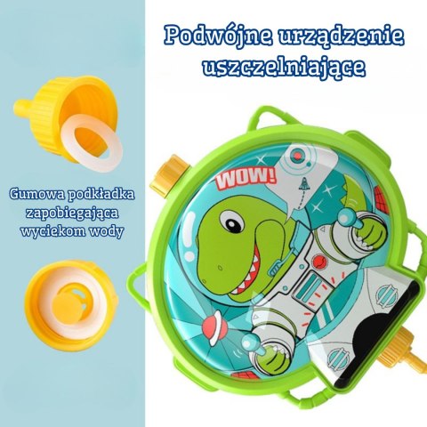 WOOPIE Pistolet na Wodę z Plecakiem Dino