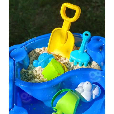 WOOPIE Stolik Wodny 2w1 Piaskownica 9 akc.