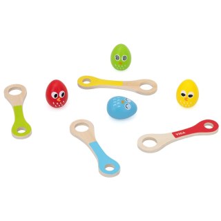 VIGA Bieg z Jajkiem na Łyżce dla Dzieci Gra Zręcznościowa Zespołowa