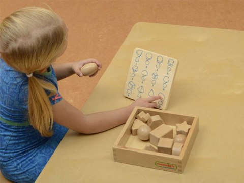 MASTERKIDZ Zgaduj Dotykiem Odgadnij Kształty 12 Elementów