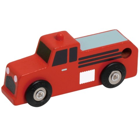 CLASSIC WORLD Drewniane Samochodziki Policja Straż Laweta Zestaw 3 szt.