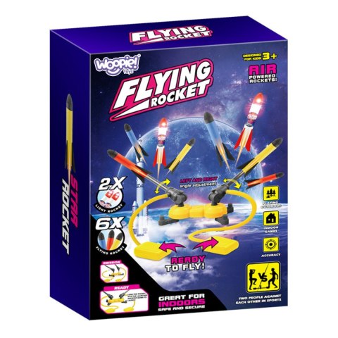 WOOPIE Podwójna Wyrzutnia Rakiet Piankowych 8szt.