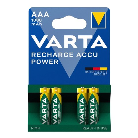 4x akumulator R-03 R03 AAA 1000mAh Varta Ready2use