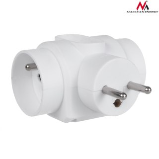 Gniazdko prądowe Maclean, potrójne typu MIX z uziemieniem, 2x16A, 1x6A, MCE213