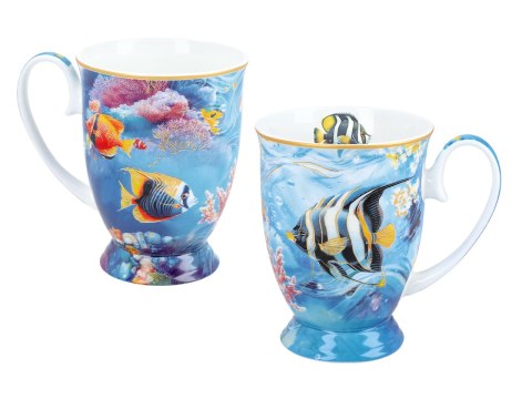 Kpl. 2 kubków w sercu - L. Lozano, Rafa koralowa (CARMANI)