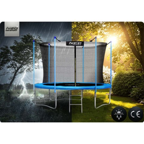 Trampolina ogrodowa 10ft/312cm z siatką wewnętrzną i drabinką