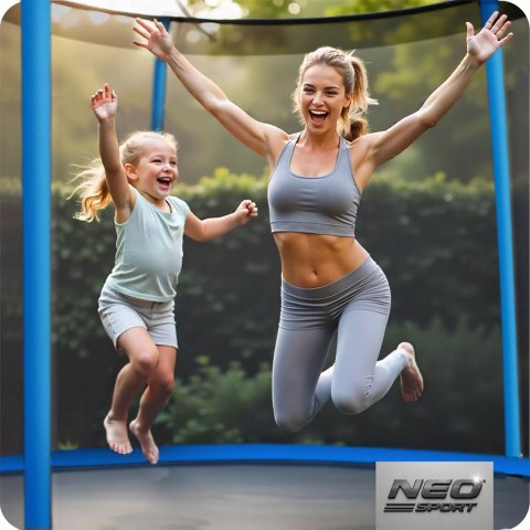 Trampolina ogrodowa 10ft/312cm z siatką zewnętrzną i drabinką