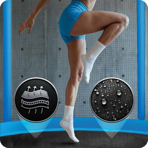 Trampolina ogrodowa 10ft/312cm z siatką zewnętrzną i drabinką
